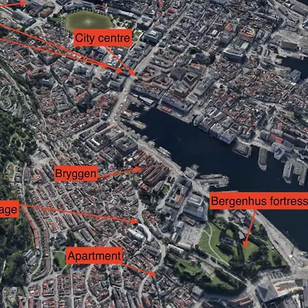 Family Friendly 3br - Quiet Area - Behind Bryggen Апартаменты *