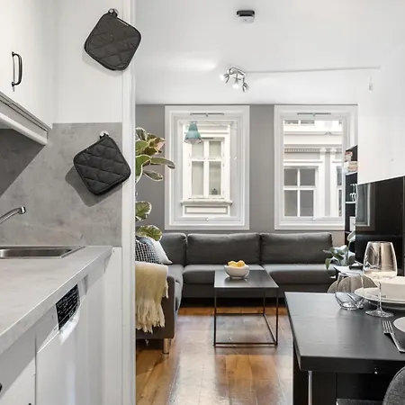Family Friendly 3br - Quiet Area - Behind Bryggen Апартаменты Берген